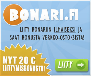 Arvostelussa Bonari.fi – Bonusta verkko-ostoksista